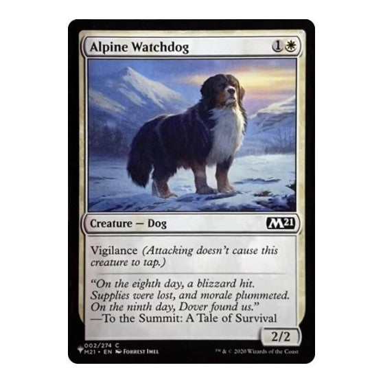 Alpine Watchdog (LIST) #002/274 Common (Lightly Played) The List Reprints Magic: The Gathering: 2026