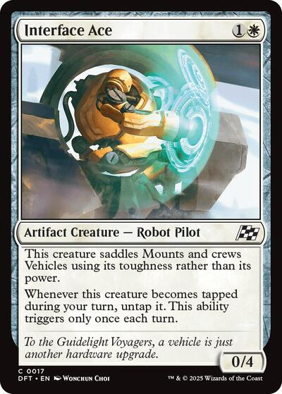 Interface Ace (DFT) #17 Common (Lightly Played) Aetherdrift Magic: The Gathering: 2025