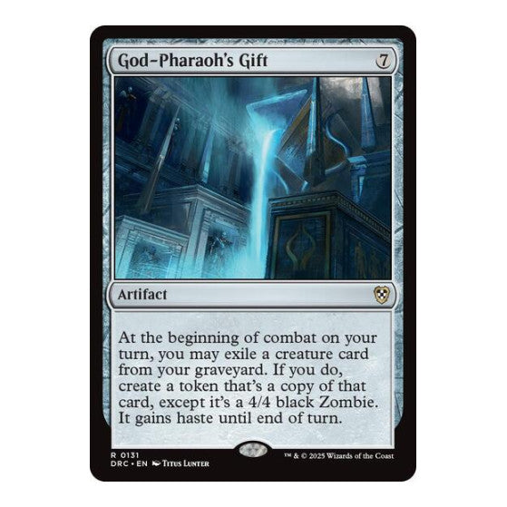 God-Pharaoh's Gift (DRC) #131 Rare (Lightly Played) Commander: Aetherdrift Magic: The Gathering: 2025