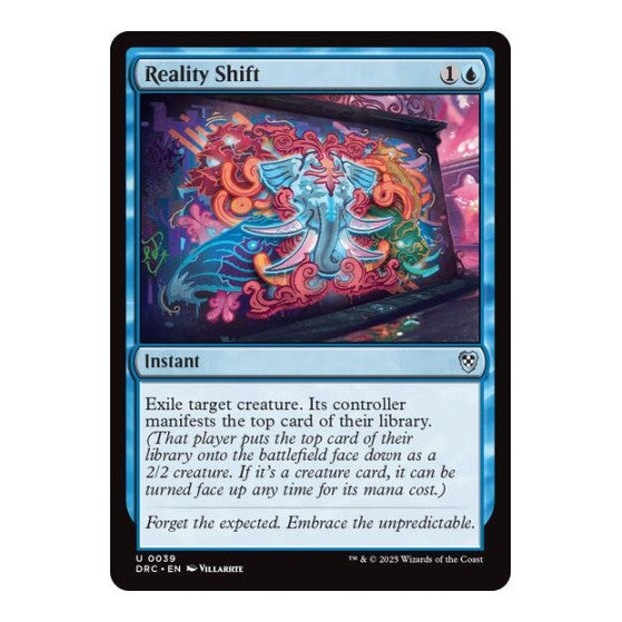 Reality Shift (DRC) #39 Uncommon (Damaged) Commander: Aetherdrift Magic: The Gathering: 2025
