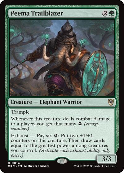 Peema Trailblazer (DRC) #14 Rare (Lightly Played) Commander: Aetherdrift Magic: The Gathering: 2025