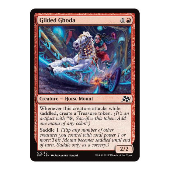 Gilded Ghoda (DFT) #130 Common Aetherdrift Magic: The Gathering: 2025