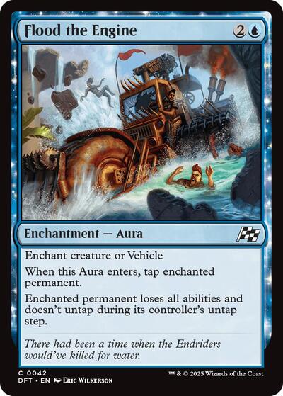 2025 Magic: Aetherdrift (DFT) - Flood the Engine (#42, Common) (Lightly Played)