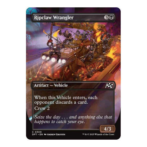 Ripclaw Wrangler (Borderless) (DFT) #309 Common (Lightly Played) Aetherdrift Magic: The Gathering: 2025