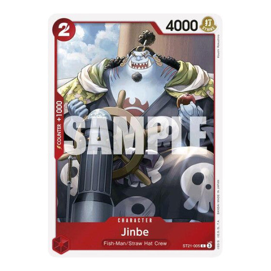 Jinbe (ST-21) #ST21-005 Common Starter Deck EX: Gear 5 One Piece Card Game: 2025