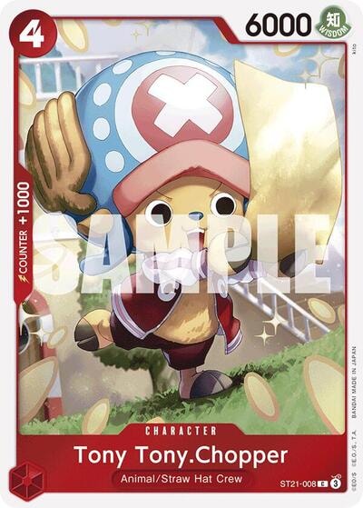 Tony Tony.Chopper (ST-21) #ST21-008 Common (Foil Lightly Played) Starter Deck EX: Gear 5 One Piece Card Game: 2025