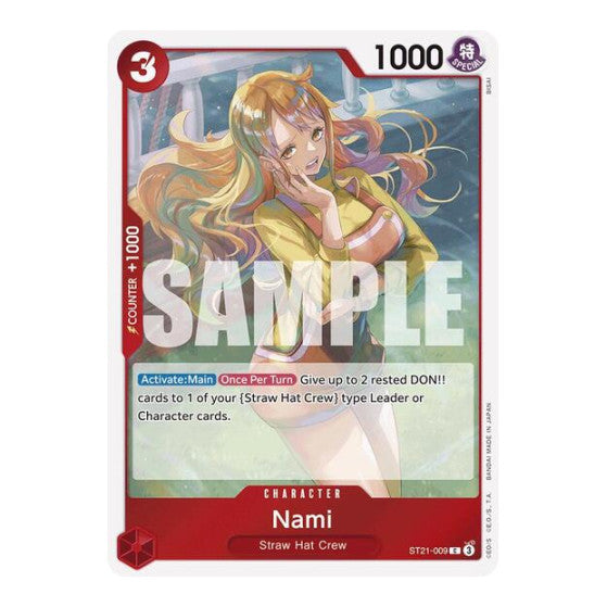 Nami (ST-21) #ST21-009 Common Starter Deck EX: Gear 5 One Piece Card Game: 2025