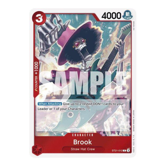 Brook (ST-21) #ST21-012 Common (Foil Near Mint) Starter Deck EX: Gear 5 One Piece Card Game: 2025