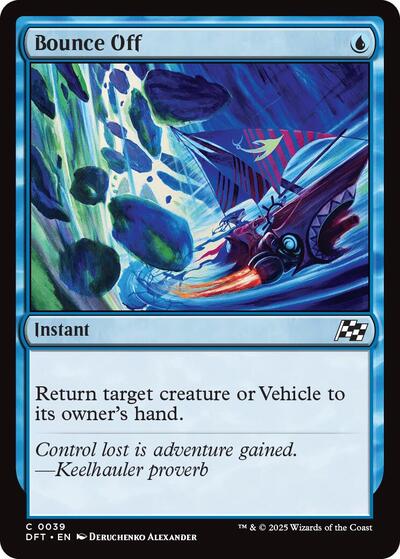 2025 Magic: Aetherdrift (DFT) - Bounce Off (#39, Common) (Lightly Played)