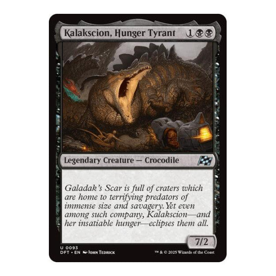 Kalakscion, Hunger Tyrant (DFT) #93 Uncommon (Lightly Played) Aetherdrift Magic: The Gathering: 2025