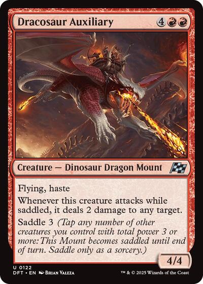 Dracosaur Auxiliary (DFT) #122 Uncommon Aetherdrift Magic: The Gathering: 2025