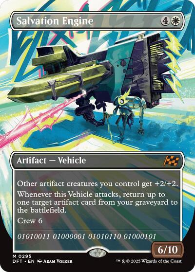Salvation Engine Borderless (DFT) #295 Mythic Rare (Near Mint) Aetherdrift Magic: The Gathering: 2025