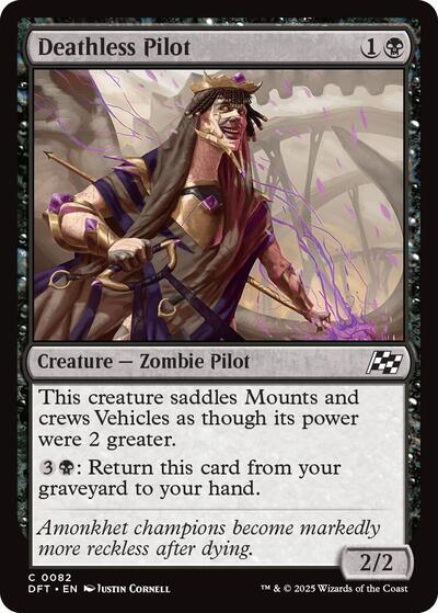 Deathless Pilot (DFT) #82 Common Aetherdrift Magic: The Gathering: 2025