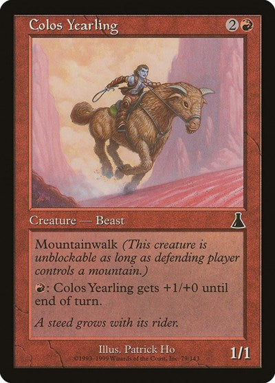 Colos Yearling (UDS) #79 Common (Lightly Played) Urza's Destiny Magic: The Gathering: 1999