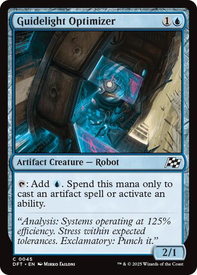 Guidelight Optimizer (DFT) #45 Common (Lightly Played) Aetherdrift Magic: The Gathering: 2025