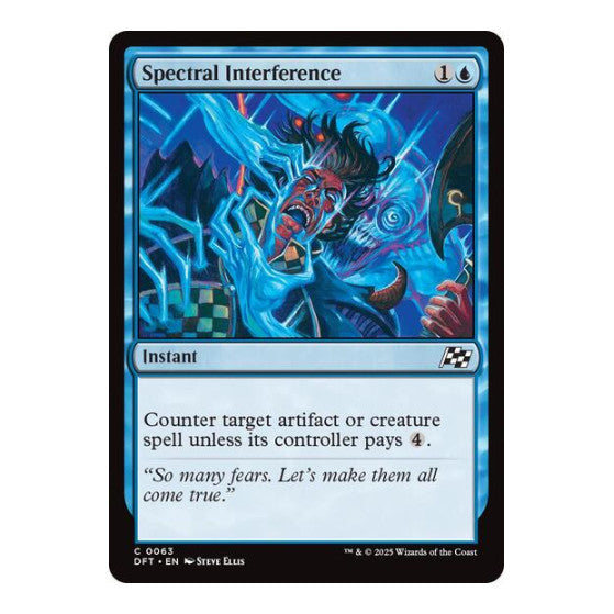 Spectral Interference (DFT) #63 Common Aetherdrift Magic: The Gathering: 2025