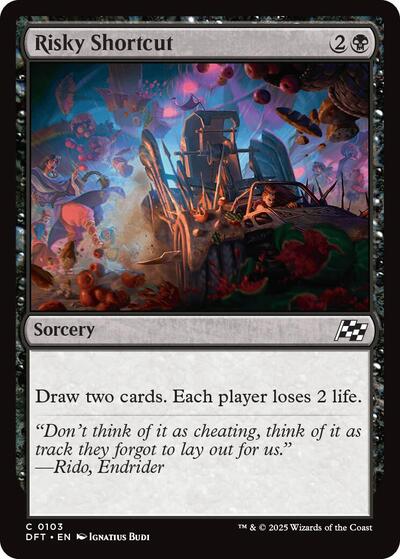 Risky Shortcut (DFT) #103 Common (Lightly Played) Aetherdrift Magic: The Gathering: 2025