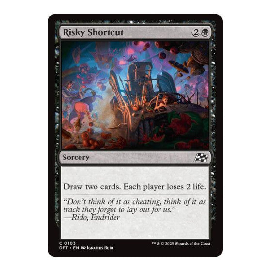 Risky Shortcut (DFT) #103 Common Aetherdrift Magic: The Gathering: 2025