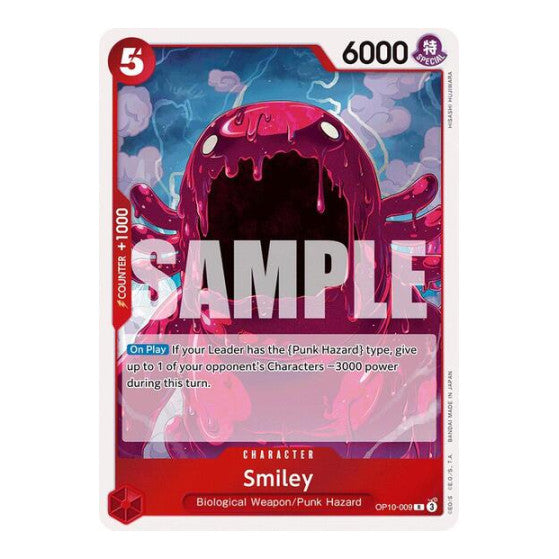 Smiley (OP10) #OP10-009 Rare Royal Blood One Piece Card Game: 2025