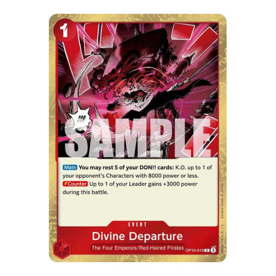 Divine Departure (OP10) #OP10-019 Rare (Foil Near Mint) Royal Blood One Piece Card Game: 2025