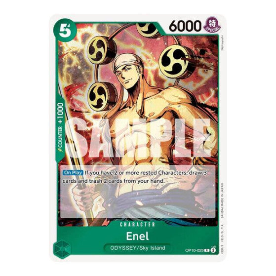 Enel (OP10) #OP10-025 Rare Royal Blood One Piece Card Game: 2025