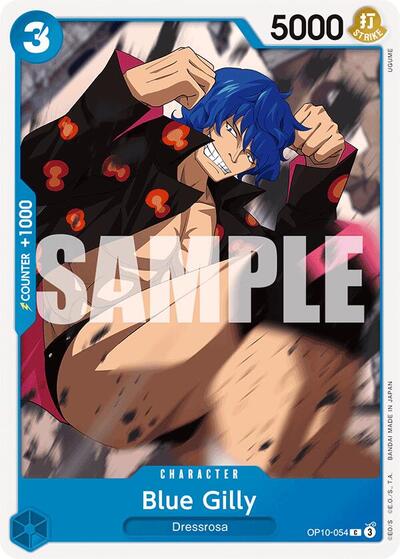Blue Gilly (OP10) #OP10-054 Common (Near Mint) Royal Blood One Piece Card Game: 2025