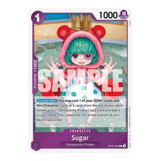 Sugar (065) (OP10) #OP10-065 Rare Royal Blood One Piece Card Game: 2025