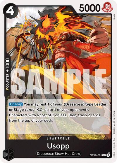 Usopp 081 (OP10) #OP10-081 Common (Near Mint) Royal Blood One Piece Card Game: 2025
