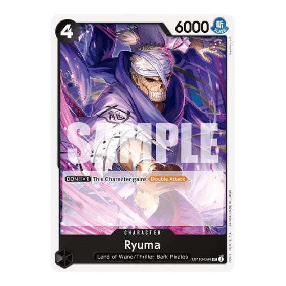 Ryuma (OP10) #OP10-094 Uncommon (Near Mint) Royal Blood One Piece Card Game: 2025