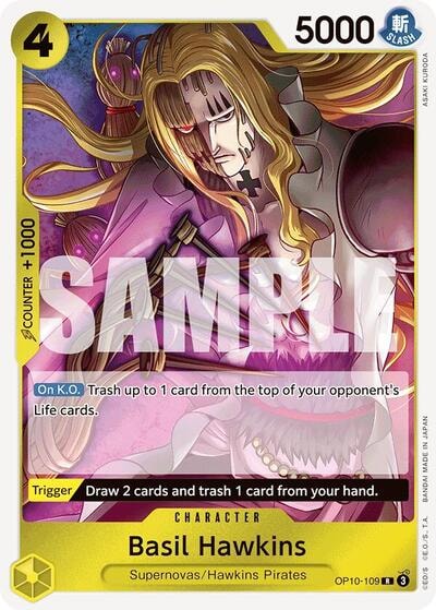 Basil Hawkins (OP10) #OP10-109 Rare Royal Blood One Piece Card Game: 2025