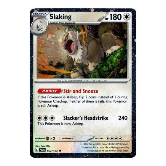 Slaking (Cosmos Holo) (MCAP) #162/193 Rare (Holofoil Near Mint) Miscellaneous Cards & Products Pokemon: 2026