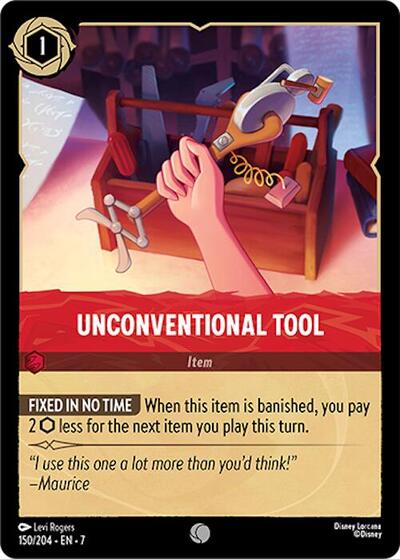 Unconventional Tool (7) #150/204 Common (Near Mint) Archazia's Island Disney Lorcana: 2025