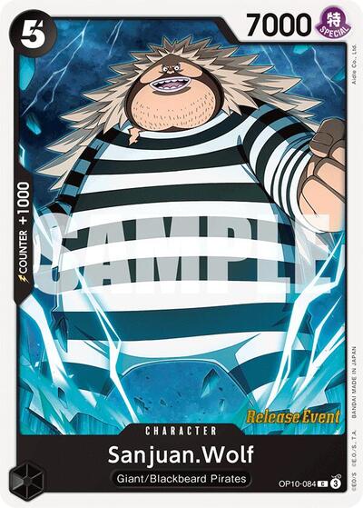 SanjuanWolf (OP10 RE) #OP10-084 Common (Near Mint) Royal Blood Release Event Cards One Piece Card Game: 2025