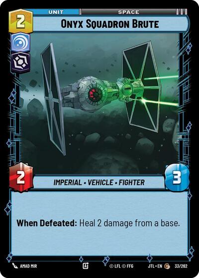 Onyx Squadron Brute (JTL) #033/262 Common (Near Mint) Jump to Lightspeed Star Wars: Unlimited: 2025