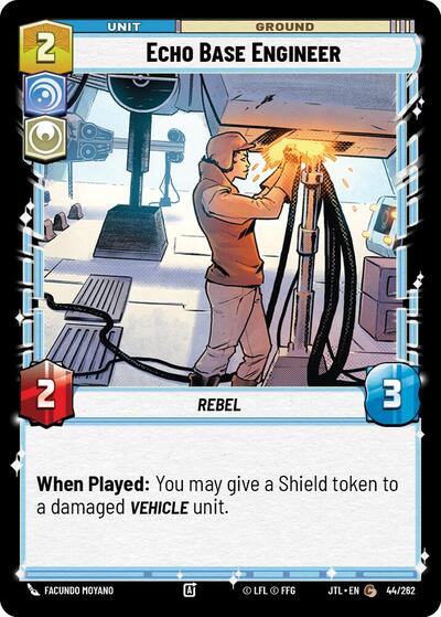Echo Base Engineer (JTL) #044/262 Common (Near Mint) Jump to Lightspeed Star Wars: Unlimited: 2025