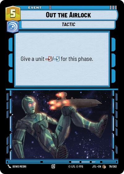 Out the Airlock (JTL) #079/262 Common (Near Mint) Jump to Lightspeed Star Wars: Unlimited: 2025