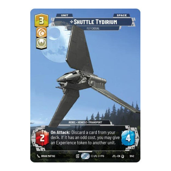 Shuttle Tydirium - Fly Casual (Prestige) (JTL) #1042 Special (Near Mint) Jump to Lightspeed Star Wars: Unlimited: 2025