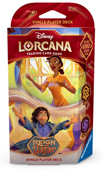 Disney Lorcana: Reign of Jafar Starter Deck (Amber & Amethyst) (8) None (Unopened) Reign of Jafar Disney Lorcana: 2025