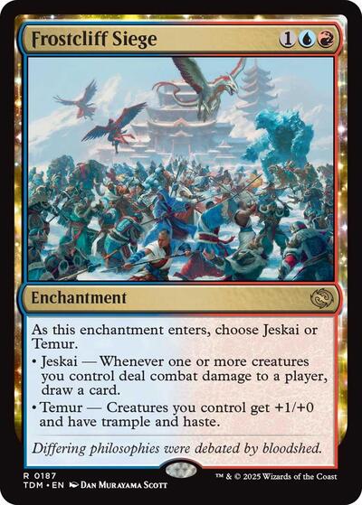 Frostcliff Siege (TDM) #187 Rare (Near Mint) Tarkir: Dragonstorm Magic: The Gathering: 2025