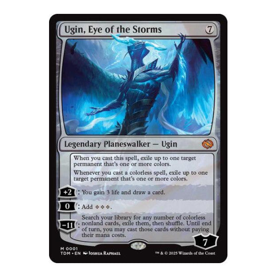 Ugin, Eye of the Storms (TDM) #1 Mythic Rare (Near Mint) Tarkir: Dragonstorm Magic: The Gathering: 2025