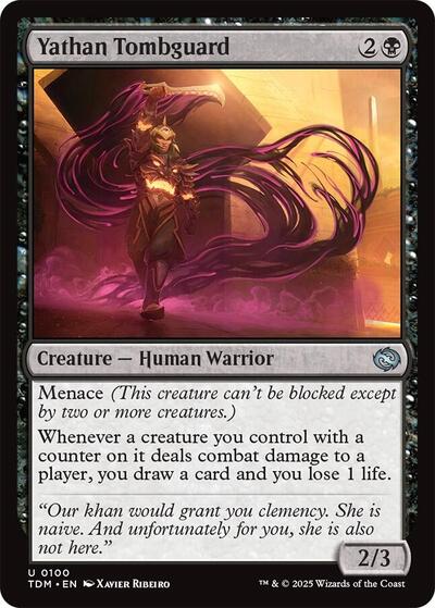 Yathan Tombguard (TDM) #100 Uncommon Tarkir: Dragonstorm Magic: The Gathering: 2025