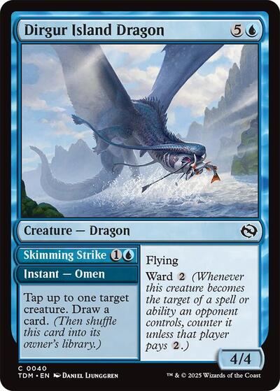 2025 Magic: Tarkir: Dragonstorm (TDM) - Dirgur Island Dragon (#40, Common)