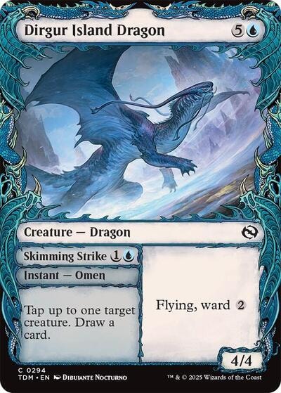Dirgur Island Dragon Showcase (TDM) #294 Common (Lightly Played) Tarkir: Dragonstorm Magic: The Gathering: 2025