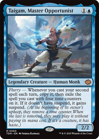 Taigam Master Opportunist (TDM) #60 Mythic Rare (Near Mint) Tarkir: Dragonstorm Magic: 2025