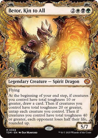 Betor Kin to All Showcase (TDM) #308 Mythic Rare (Near Mint) Tarkir: Dragonstorm Magic: The Gathering: 2025