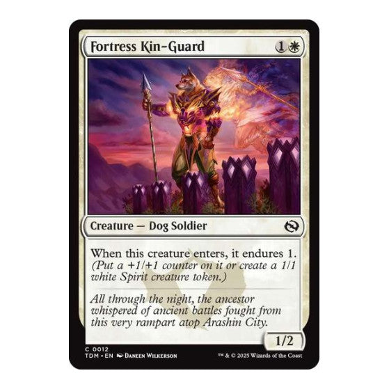 Fortress Kin-Guard (TDM) #12 Common Tarkir: Dragonstorm Magic: The Gathering: 2025