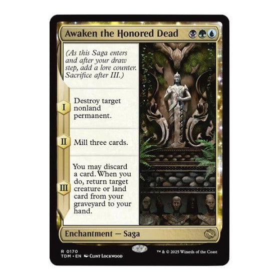 Awaken the Honored Dead (TDM) #170 Rare Tarkir: Dragonstorm Magic: The Gathering: 2025