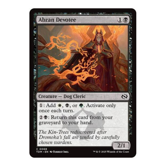 Abzan Devotee (TDM) #68 Common Tarkir: Dragonstorm Magic: The Gathering: 2025