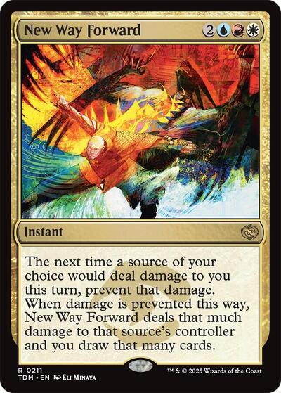 New Way Forward (TDM) #211 Rare (Near Mint) Tarkir: Dragonstorm Magic: The Gathering: 2025