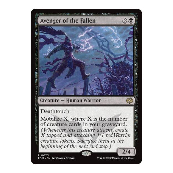 Avenger of the Fallen (TDM) #73 Rare (Lightly Played) Tarkir: Dragonstorm Magic: The Gathering: 2025